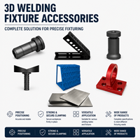 Kit de serrage de positionnement pour table de soudage en fonte, avec gabarit et dispositif de soudage 3D résistants à l'usure, pour l'assemblage et le positionnement des métaux