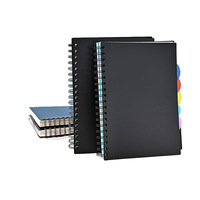 Carnet scolaire personnalisable A5 à spirale avec couverture en PP imprimée par sublimation, journal personnel, 150 feuilles, vente en gros