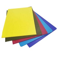 Feuille de plastique légère, imperméable et écologique en matériau PP recyclé ondulé, avec services d'impression et de découpe