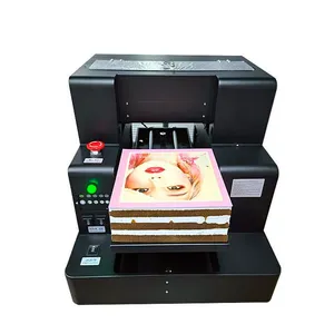 Mesin Printer Makaron, mesin cetak Inkjet gambar dekorasi kue, Printer permen 3D