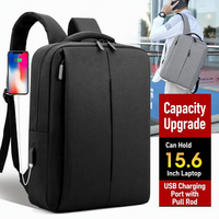 Sac à dos pour ordinateur portable sportif décontracté moderne, grande capacité, design multicouche, tissu nylon imperméable, directement de l'usine