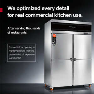Commercial Kitchen 4-Door Stainless Steel Refrigerator Freezer Upright for Restaurant Use Equipment BG1000-ZL01-SD Large Capacit - Product Image 6