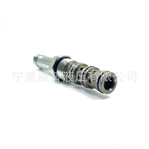 Vanne solénoïde DHF10-241, vanne à cartouche hydraulique à quatre voies en acier au carbone pour systèmes hydrauliques - Product Image 5