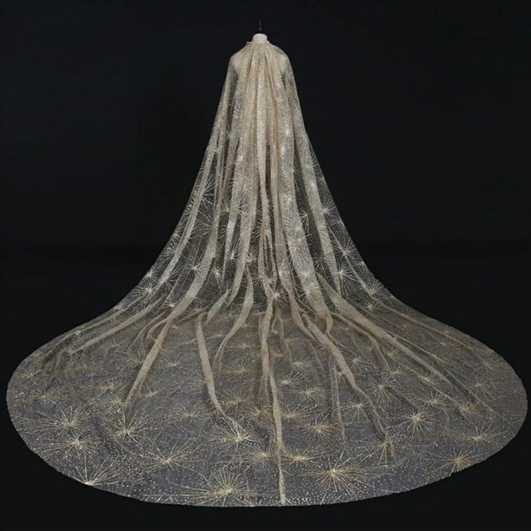 rust orange wedding veil