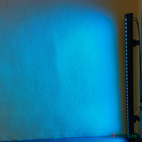 DMX512 RGB LED Arandela de pared Luces 1ft-3ft Exterior IP65 Luz estroboscópica Dali RF Remoto 24V 24W Potencia Aluminio Vidrio Paisaje