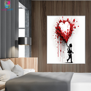 Stampa UNIART ispirata all'iconica Street Art <span class=keywords><strong>Banksy</strong></span> Graffiti <span class=keywords><strong>di</strong></span> <span class=keywords><strong>Banksy</strong></span> stampa su tela per la decorazione della casa - Product Image 3