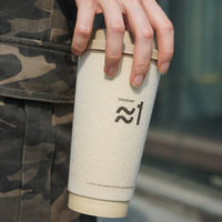 Gobelets en papier de qualité supérieure à double paroi avec logo personnalisé imprimé en 3D, mousseux, de qualité alimentaire pour boissons chaudes/froides, vin et eau minérale