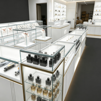 Solusi Interior Toko Parfum Lengkap Satu Atap, Meja Pajang Parfum Besi, Etalase Kustom, Lampu LED, Ramah Lingkungan