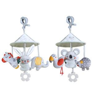 LK Sonaglio per Neonati Bianco e Nero, Morbido Giocattolo Peluche Animale con Cordino, Vibrante, da Agganciare al Passeggino, Set Regalo - Product Image 4