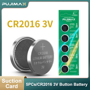 PUJIMAX 5 unids/pack baterías digitales Cr 2016 Dl2016 Ecr2016 Lm2016 baterías 3V batería <span class=keywords><strong>de</strong></span> litio para <span class=keywords><strong>reloj</strong></span> juguetes <span class=keywords><strong>de</strong></span> Control remoto - Product Image 6