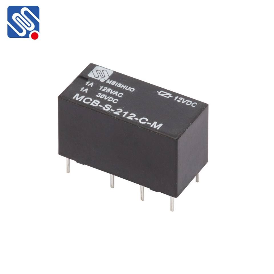 High Sensitivity Silver Alloy Signal Relay 2A Switching Capability Miniature MCB for Communications Industry Sealed