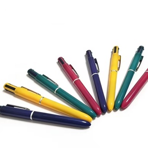 Livraison rapide, prix d'usine, stylo bille multifonction personnalisé avec logo, 4 en 1, multicolore, stylo bille en plastique à clic, 4 couleurs - Product Image 6