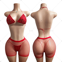 ELITES SEXY Lingerie en résille, tenue de danse exotique, body, bikini, tenue de lingerie, tenue de pole dance