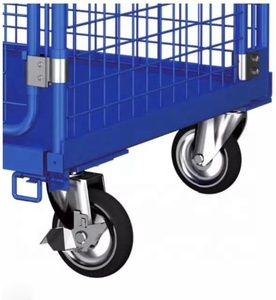 भारी शुल्क सामग्री Hanlding Foldable रोलिंग तार रसद ट्राली गाड़ी - Product Image 5