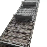 Chaîne de convoyeur à spirale articulée en acier inoxydable pour fours à biscuits, fours de durcissement des céréales et fourns de recuit industriels