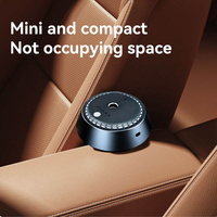 Diffuseur d'huiles essentielles intelligent pour voiture, sans eau, en aluminium, avec démarrage/arrêt automatique, rechargeable par USB, ultrasonique, aromathérapie, 30 ml