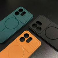 BAILI Vente en gros d'usine, coque de téléphone intelligent à grande fenêtre magnétique souple antidérapante et colorée, moins chère, pour Samsung A07/A17/A02/A26