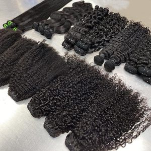 Extensions de cheveux brésiliens vierges Remy bouclés 100 % naturels, double épaisseur, 12A, 100 grammes, boucles Pixie - Product Image 3