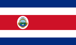Изготовленный на заказ брендинг 3x5FT Costa Rica Flag экспресс-доставка цифровая печать нейлон полиэстер виниловый Стекловолоконный материал корабли 7 дней - Product Image 1