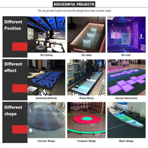 Panel de Iluminación para Escenario con Efecto Espejo Mágico 3D de Túnel Abisal Profundo, Lámpara de Ladrillo Cuadrado, Luz de Presión para Escenario - Product Image 5