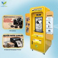 Máquina personalizada de buena calidad VFresh para máquina expendedora de fotomatón de periódico de calle comercial apresurado