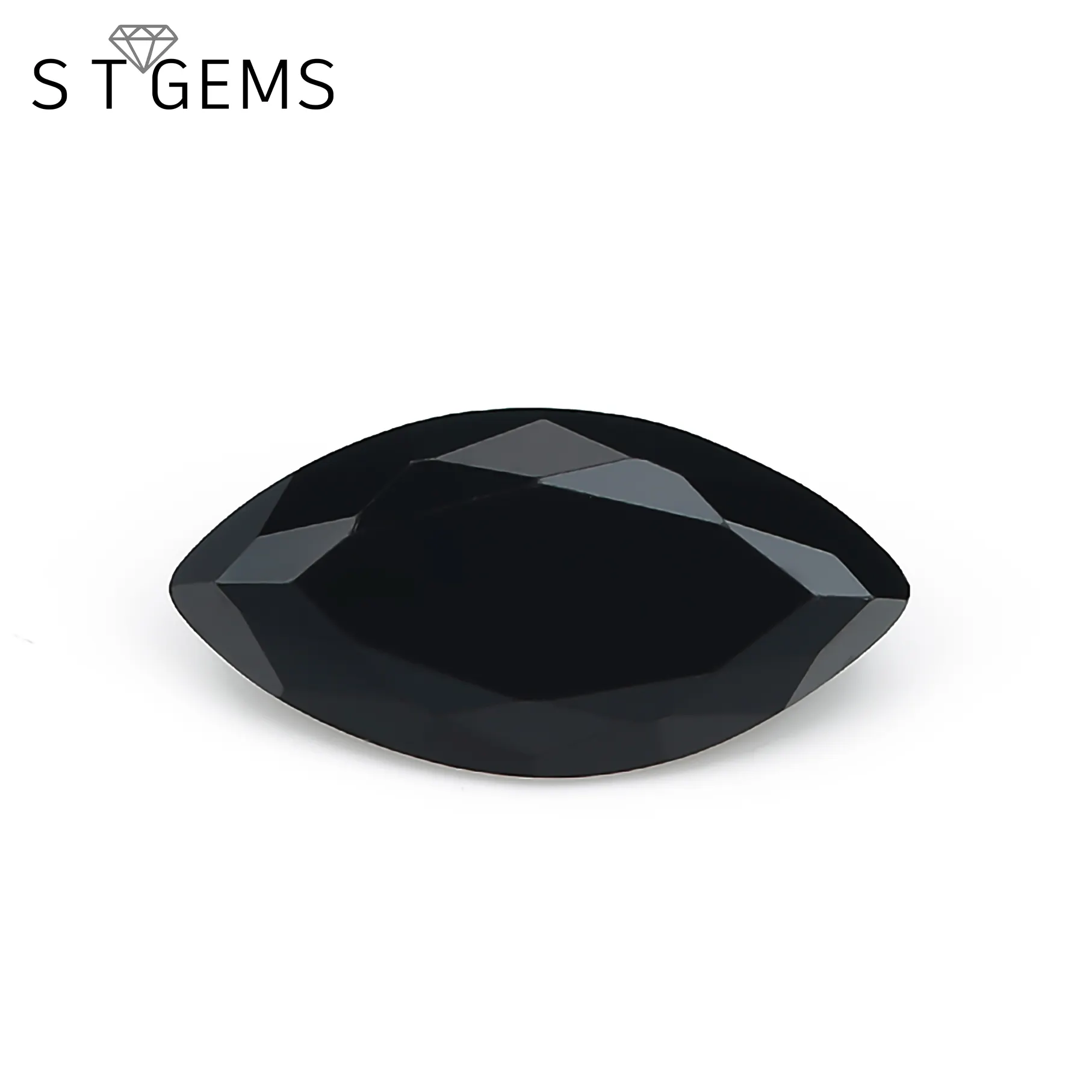 St Gems Factory Direct Prijs Black Crystal Glas Edelstenen Peer Cut Glas Steen