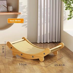 Pohon kucing Modern goresan tahan aus vertikal Sisal bola cakar penggiling kertas bergelombang fitur anti-sofa kucing pohon - Product Image 2