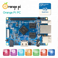 Ordinateur à carte unique orange pi PC H3 Quad-Core 1 go prend en charge le Mini PC Lubuntu Linux pour nano Pi