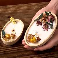 Moule en silicone pour pot de bougie en forme de bateau ovale, bricolage, ciment, plâtre, résine, artisanat, pot de rangement, moule pour pot de plante succulente, décoration de la maison