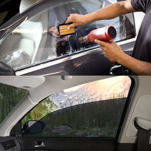 Vitres de voiture teintées noires prédécoupées côté solaire IRR 99% UVR 99% <span class=keywords><strong>Film</strong></span> de fenêtre teinte de fenêtre de voiture rouge Films de voiture haut de gamme - Product Image 2