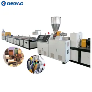 UPVC PVC decking/railing outdoor /windows Profile production line wood extruder making machine manufacturer price