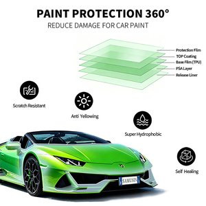 Película Protectora de Pintura (PPF) TPU Starlight Rojo Rubí para Tesla Model Y, 7.5 Mil, Brillante, Anti-Rayones, Auto-Reparable, para Cambio de Color - Product Image 2