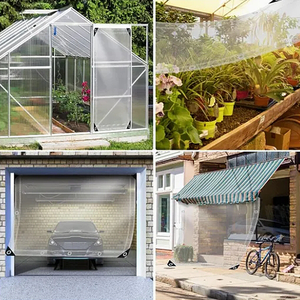 Bâche PVC transparente personnalisée bâches de film bâche de jardin d'hiver robuste Gazebo rouleau de vinyle <span class=keywords><strong>tissu</strong></span> <span class=keywords><strong>transparent</strong></span> imperméable - Product Image 6