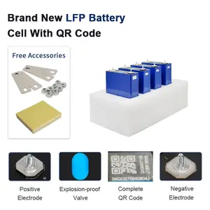 Bateria de lítio 100Ah Lifepo4 3.2V 100Ah Lifepo do grande poder de SZXUBA/pilhas de bateria 100Ah para 12V