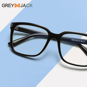 Monturas de gafas cuadradas Tr90 K046op, montura completa, protección contra luz azul, gafas negras unisex para hombres y mujeres - Product Image 4