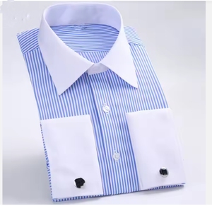 <span class=keywords><strong>Chemise</strong></span> décontractée OEM pour homme à poignets mousquetaires, coupe ample, idéale pour le printemps, l'été et l'automne, pour affaires et soirées, pour eBay, AliExpress et le marché international - Product Image 2