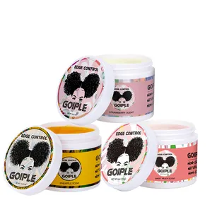 Wholesale Hair Wax Pomades For 4C Hair Extreme Hold Waterproof Matte Styling Gel Private Label No Flaking Edge Control Paste