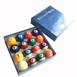 Juego de 16 Bolas de <span class=keywords><strong>Billar</strong></span> de Resina Xinkang de 52.5mm, Calidad 3A, Gran Venta - Product Image 1