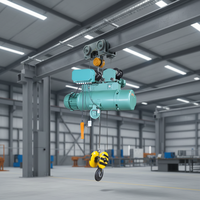 Palans électriques métalliques Acme New de 15 tonnes avec élingue à câble et télécommande 380V pour usage industriel et minier