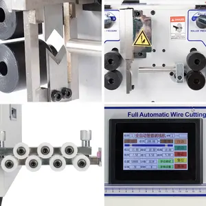 Machine de découpe et de dénudage de fil, écran tactile direct d'usine, MACHINE de dénudage de fil automatique, EW-03C