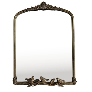 Miroir mural rectangulaire <span class=keywords><strong>de</strong></span> grande taille en métal doré vintage Art Déco pour la décoration du salon et <span class=keywords><strong>de</strong></span> la <span class=keywords><strong>salle</strong></span> <span class=keywords><strong>de</strong></span> <span class=keywords><strong>bain</strong></span> - Product Image 6