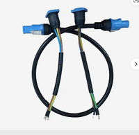 Câble d'affichage LED extérieur étanche avec connecteur aviation moulé par injection, garantie 3 ans pour usage aéronautique