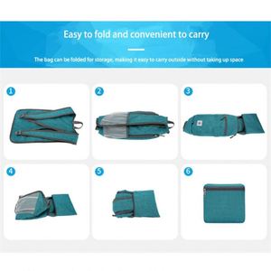 Mochila Plegable Impermeable, Mini Mochila Plegable Impermeable de Viaje, Mochila Plegable Ligera de Poliéster - Product Image 5