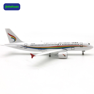 طائرة A321 صينية بمقياس 20 طائرة طائرة صغيرة لتزيين نماذج طائرة هوائية هدية أعمال يدوية معدنية - Product Image 2