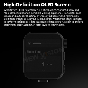 Déclencheur de <span class=keywords><strong>flash</strong></span> sans fil Godox X3 TTL <span class=keywords><strong>HSS</strong></span> 2.4G avec écran tactile OLED, synchronisation haute vitesse, charge rapide pour la photographie - Product Image 3