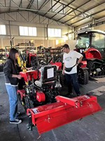 Rotocultivador Personalizable de 120 HP con Sistema de Accionamiento por Cadena, Tractor Anfibio Hidráulico, Rotocultivador para Labranza del Suelo
