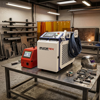 Machine de soudage, nettoyage et découpe au laser à fibre 4 en 1 de qualité professionnelle, à sortie stable de 1,5 kW, 2 kW, 3 kW, portable