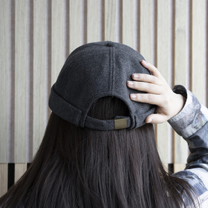 Unisex brimless Docker <span class=keywords><strong>hat</strong></span> thủy thủ cap cán Cuff công nhân mũ có thể điều chỉnh đồng hồ mũ đường phố sọ cap - Product Image 6