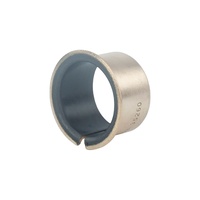12/8*6*7 SF-1B PAP P11 Bronze dos PTFE douille autolubrifiante, roulement à douille lisse Composite, roulement sans huile Bronze DU Bush