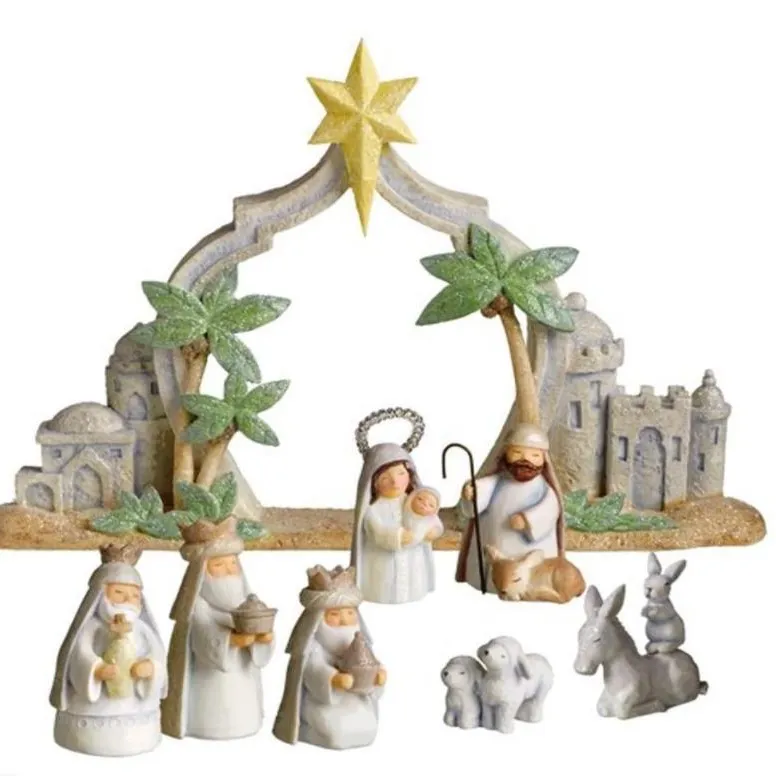 Glory Mini Nativity Scene, Resin